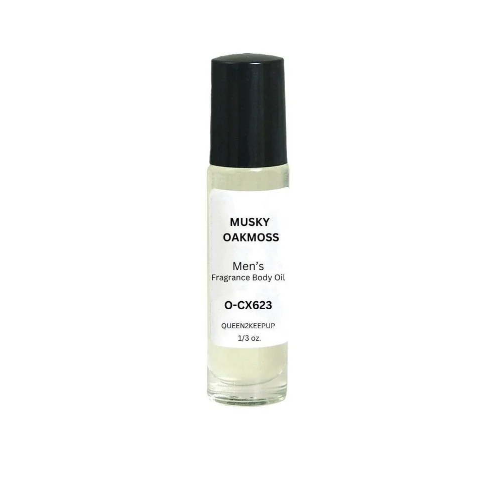 Musky Oakmoss (Men) Body Oil 10 ml Fragrance All Natural 1/3 oz Roll-On Scent